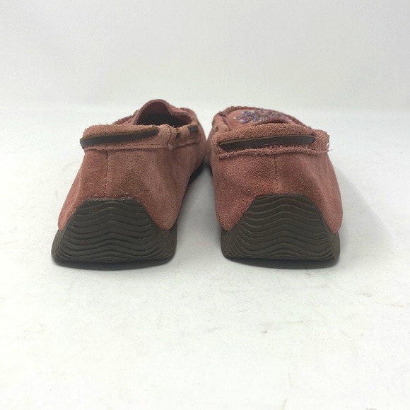 ‼️Xhilaration: Xhilaration: Dusty Rose Slip On Mocs with Bead/Sequin Star size 8 - Picture 3 of 7